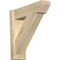 Ekena Millwork Traditional Slat Rough Sawn Outlooker, Douglas Fir, 6"W x 20"D x 20"H OUT06X20X20TRA06RDF - alternate 1